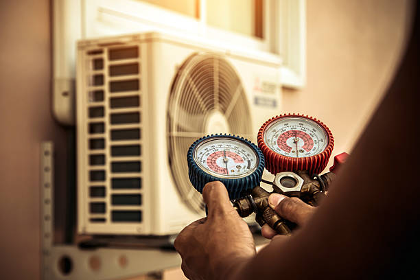 Professional Hvac Repair technician working in Lederach, PA
